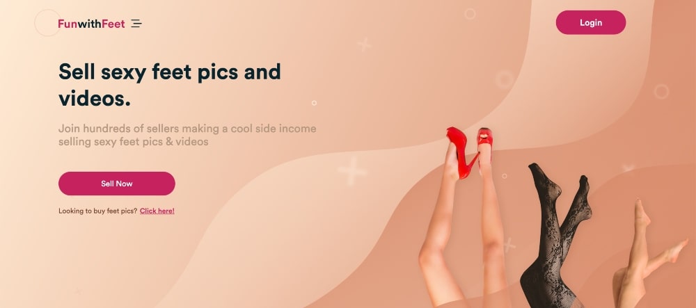 Fun With Feet web sitesinin ekran görüntüsü