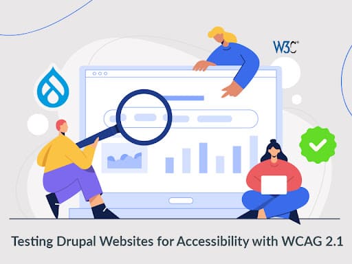 Barrierefreiheitstests auf der Drupal-Website