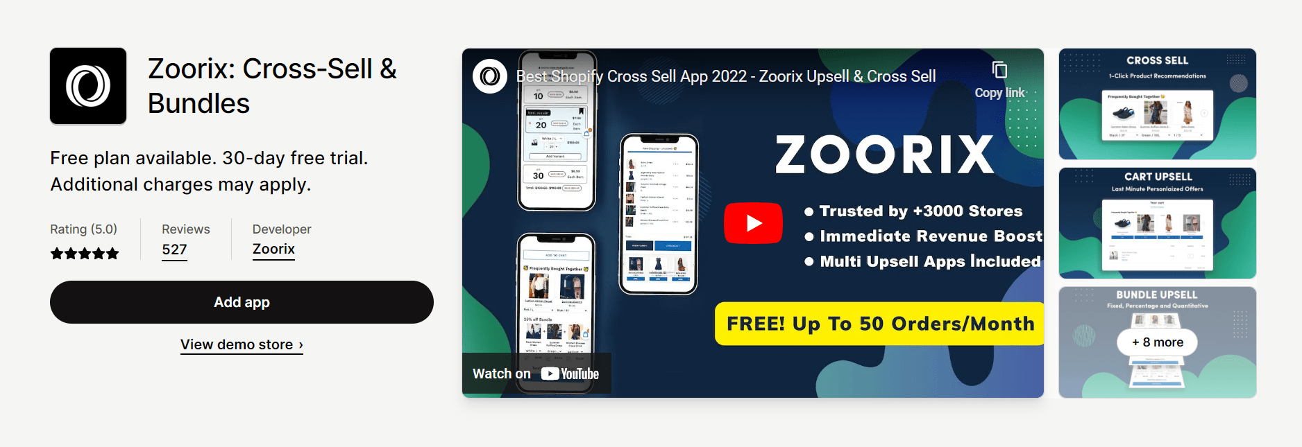 Ventas cruzadas de Zoorix