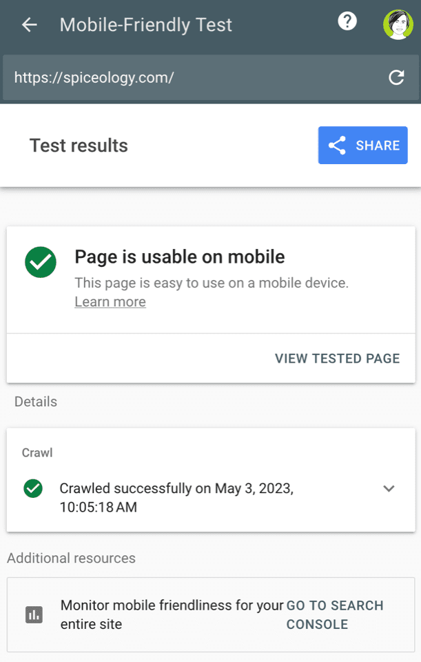 Il test ottimizzato per i dispositivi mobili di Google ti mostra come si comporta il tuo sito web sui dispositivi mobili