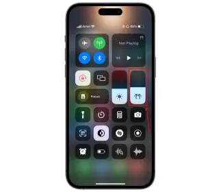 Verwenden Sie das Airpods-Lautstärke-Widget, um die Geräuschunterdrückung auf Airpods zu aktivieren