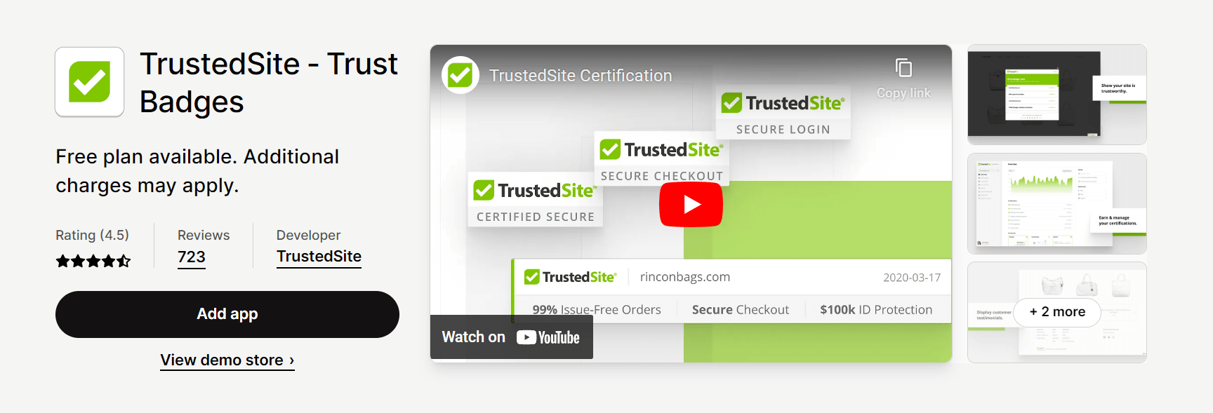 แอป Trust Badge สำหรับ Shopify