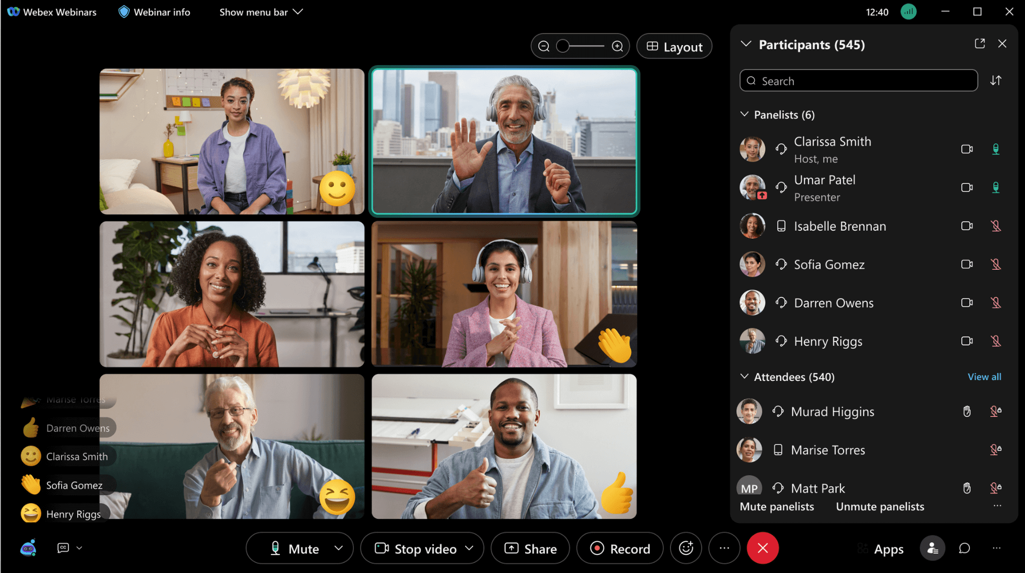 webex-인터페이스