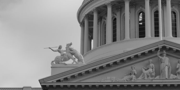 bâtiment politique pour représenter le politologue