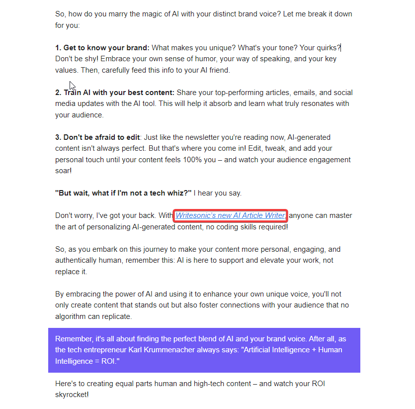 AI Chronicles - Comment rédiger une newsletter ?