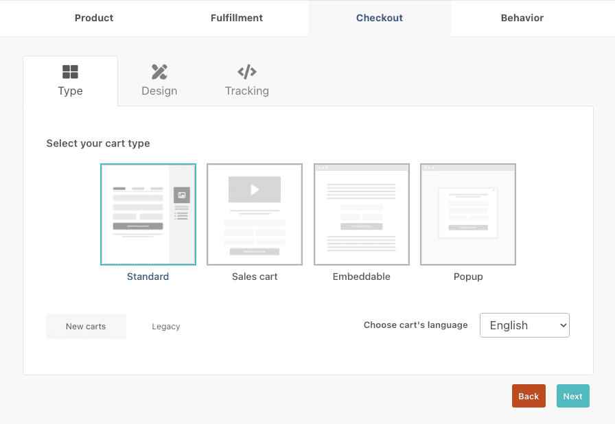 หน้าชำระเงินของ ThriveCart ตัวอย่างที่สอง
