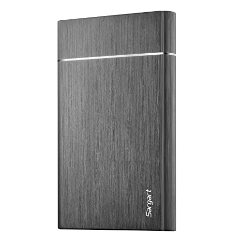 Sargart 500GB Ultra Slim Portabel Eksternal Hard Drive USB3.0 Penyimpanan HDD untuk PC, Mac, Desktop, Laptop, Chromebook, Xbox One, Xbox 360, PS4 (Hitam)