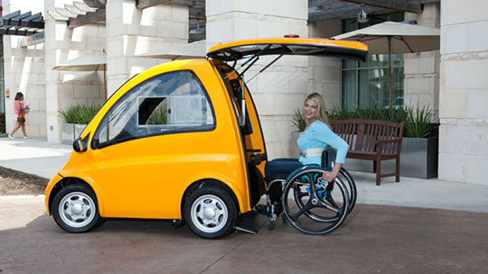 近期針對殘疾人和老年人的移動解決方案 - Self-Driving-Cars-Vehicle-4-Wheeler-Technology-Disabled