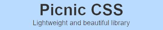 Piknik CSS'si