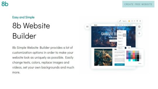 Costruttore di siti web 8b - 1