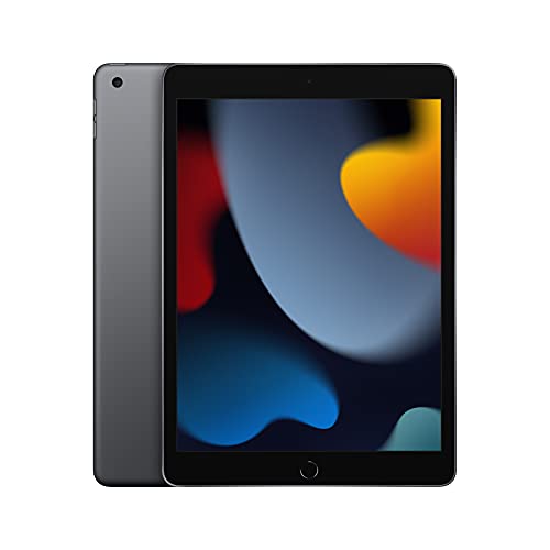 Apple iPad (9. Nesil): A13 Bionic çip, 10,2 inç Retina Ekran, 64 GB, Wi-Fi, 12 MP ön/8 MP Arka Kamera, Dokunmatik Kimlik, Tüm Gün Süren Pil Ömrü – Uzay Grisi