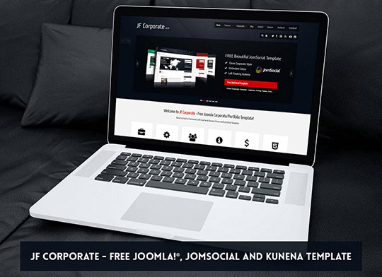 JF Corporate – JoomForest Kostenlose Joomla-Vorlagen