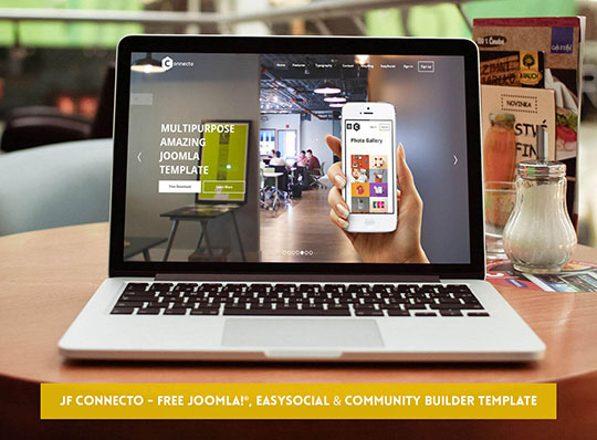 JF Connecto – JoomForest Kostenlose Joomla-Vorlagen
