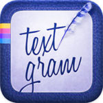 Aplicación de contenido de Textgram-X-Instagram
