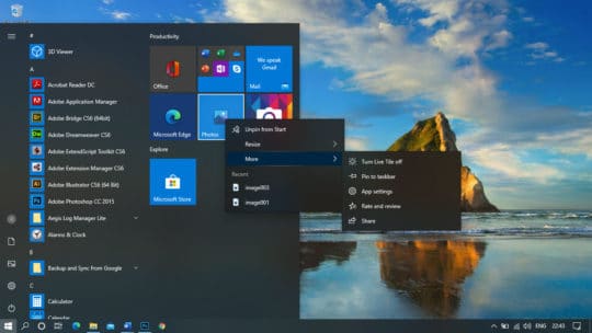 Настроить-Windows-10-Плитки