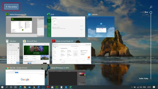 Windows-10-Виртуальные рабочие столы