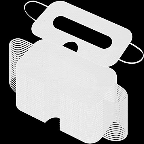 500 Pz Maschera VR usa e getta Maschera per gli occhi traspirante Copertura per il viso VR Panno sanitario non tessuto Ingranaggio universale VR Imbottitura Maschera per il viso VR Accessori VR indossabili Compatibile con le cuffie Realtà virtuale (Bianco)