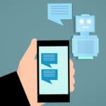 chatbot-app-messaggio-artificiale-robot-talk-tecnologia-ai-machine-learning-e-commerce-futuro