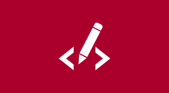 sviluppo web del codice di programmazione