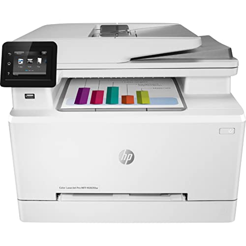 HP Color LaserJet Pro M283fdw Kablosuz Hepsi Bir Arada Lazer Yazıcı, Uzaktan Mobil Baskı, Tarama ve Kopyalama, Çift Taraflı Baskı, Alexa ile Çalışır (7KW75A)