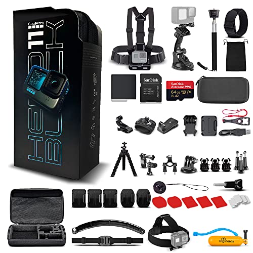 GoPro HERO11 (Hero 11) Black - Câmera de ação à prova d'água com vídeo 5.3K Ultra HD, fotos de 27MP, 1/1.9