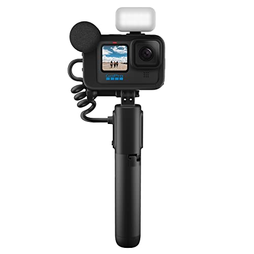 GoPro HERO11 Black Creator Edition - Inclui HERO11 , Volta (punho de bateria, tripé, controle remoto), Media Mod, Light Mod, bateria Enduro e estojo de transporte