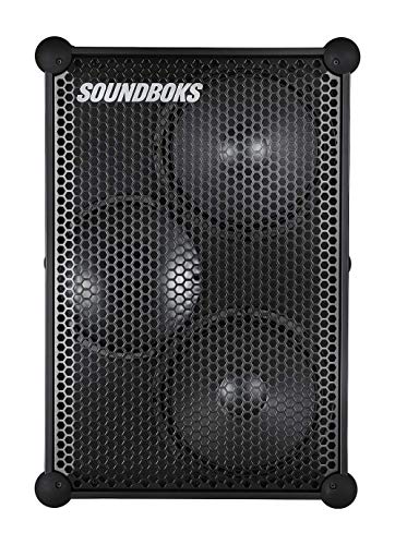 SOUNDBOKS (Gen.3, черный - самый громкий портативный динамик Bluetooth Performance (126 дБ, беспроводная связь, BT 5.0, сменная батарея, 40 часов воспроизведения, большой, мощный сабвуфер, водонепроницаемый, на открытом воздухе, бумбокс для вечеринок)