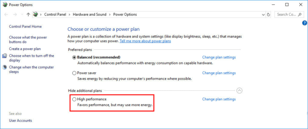 Windows-10-opcja zasilania
