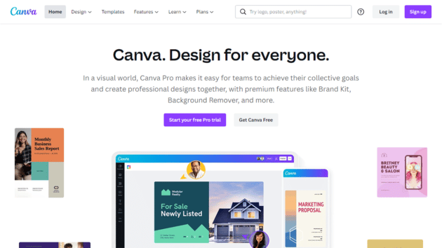 Canva'sız tasarım pazarlama aracı