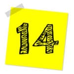Nummer-Rang-Bewertung-Punkt-Reihenfolge-14