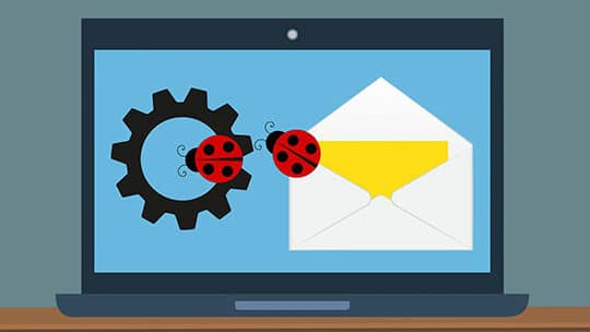 email-fraud-atack-virus-hacking-bug-adware-phishing-scam-cybersecurity-spam-messages