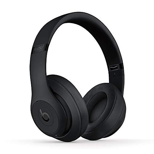 Beats Studio3 無線降噪包耳式耳機 - Apple W1 耳機芯片,1 類藍牙,22 小時聆聽時間,內置麥克風 - 啞光黑色(最新型號)