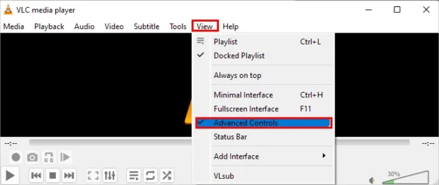 vlc-アドバンストコントロール