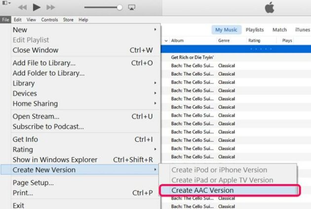 itunes の保存ファイル