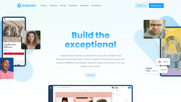 Shopware-captura de tela