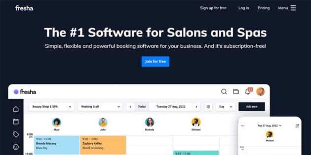 Fresha-Salon-Spa-Planungssoftware-App-Buchungssystem
