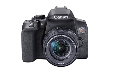 Canon EOS Rebel T8i EF-S 18-55mm è un kit obiettivo STM, nero