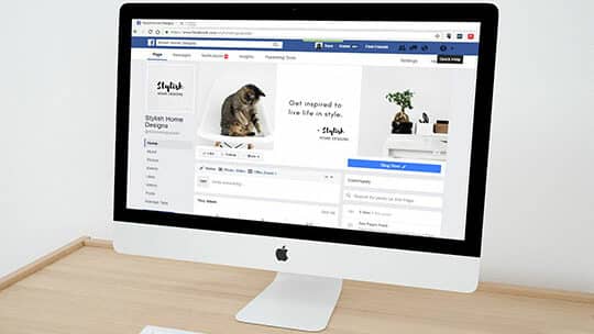 Creazione di una pagina aziendale sui social media di Facebook
