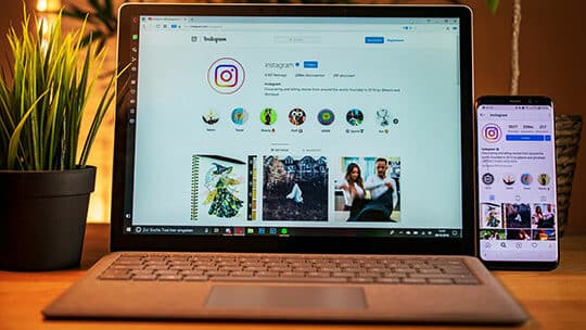 Pagina del profilo Instagram