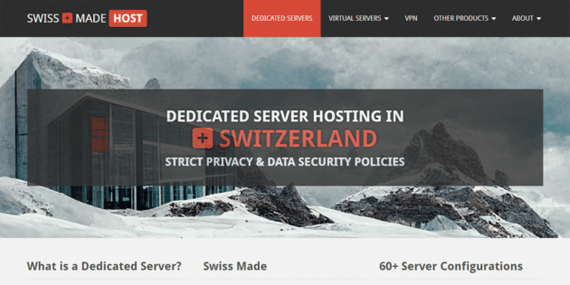 SwissMade.Host 专用服务器的特点