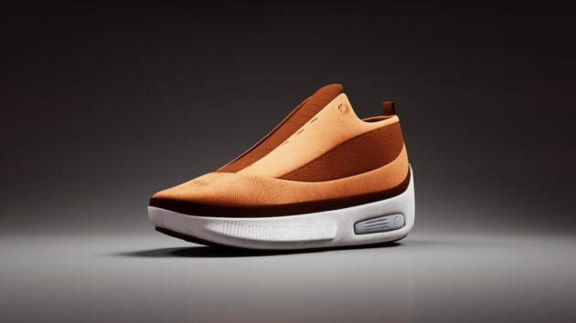 3D-Render-Digitalbild-Schuh-Schuh-Modell-Druck-Prototyp