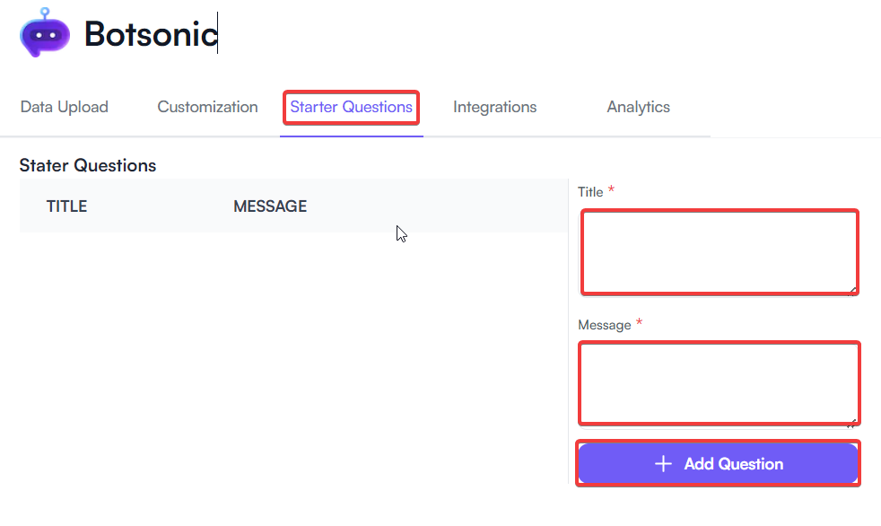 Botsonic – Marketing Chatbota