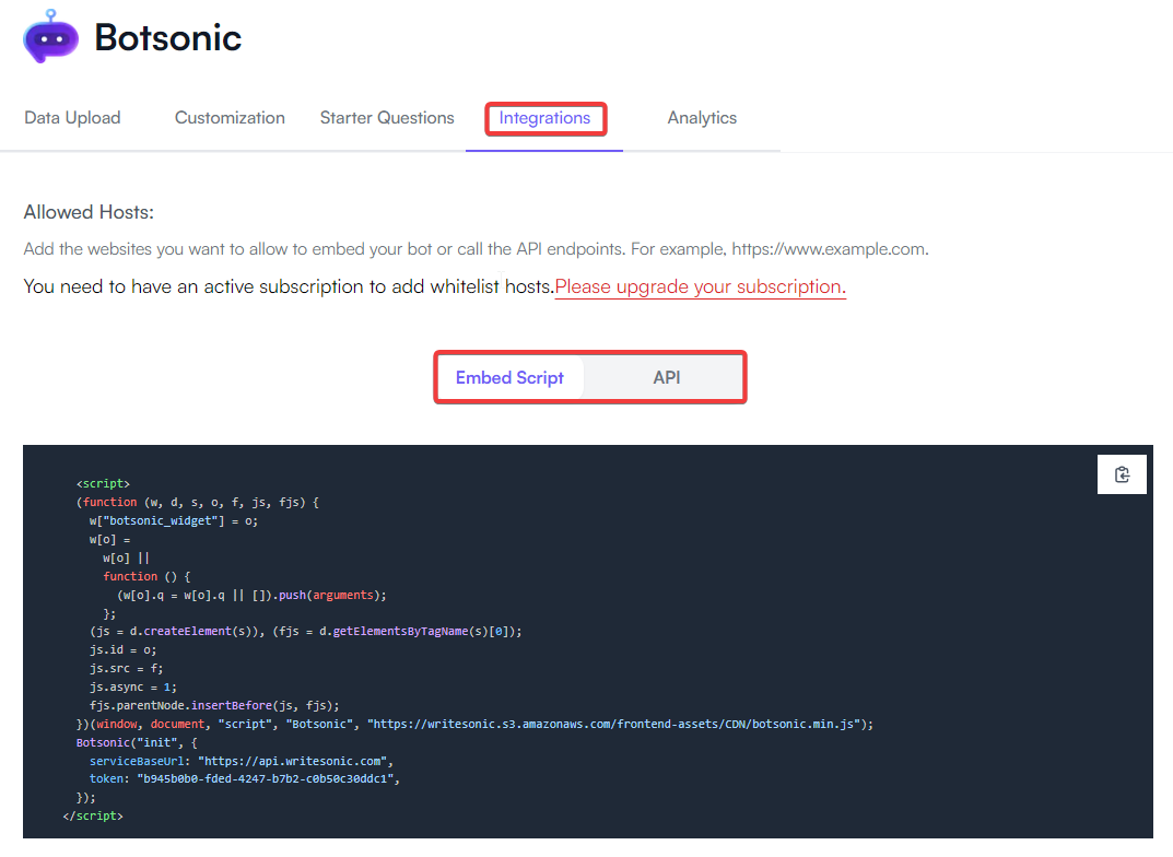 Botsonic – marketing chatbota
