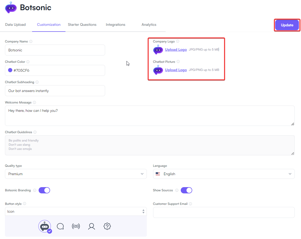Botsonic – marketing chatbotów