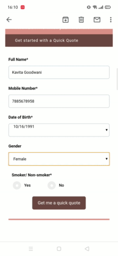 kalkulator z interaktywnymi e-mailami