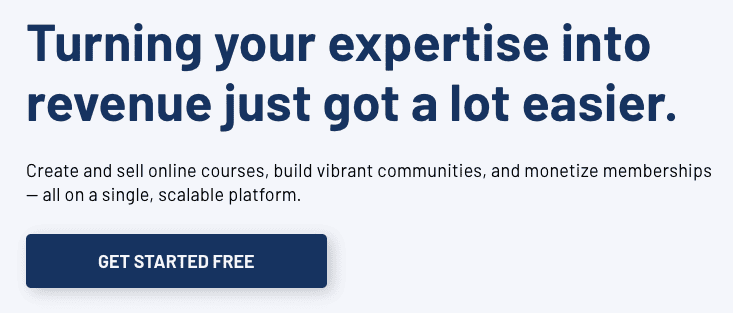 Thinkific çevrimiçi kurs platformu örnek bir