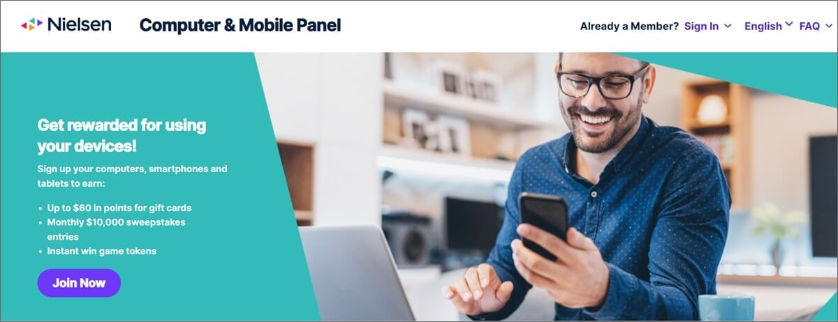 Erhalten Sie kostenlose Amazon-Geschenkkarten mit Nielsen Panel