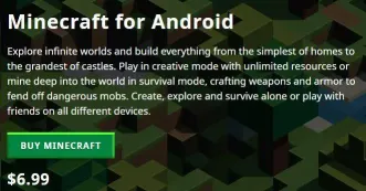 Gehen Sie zum Google Play Store, um Minecraft APK herunterzuladen