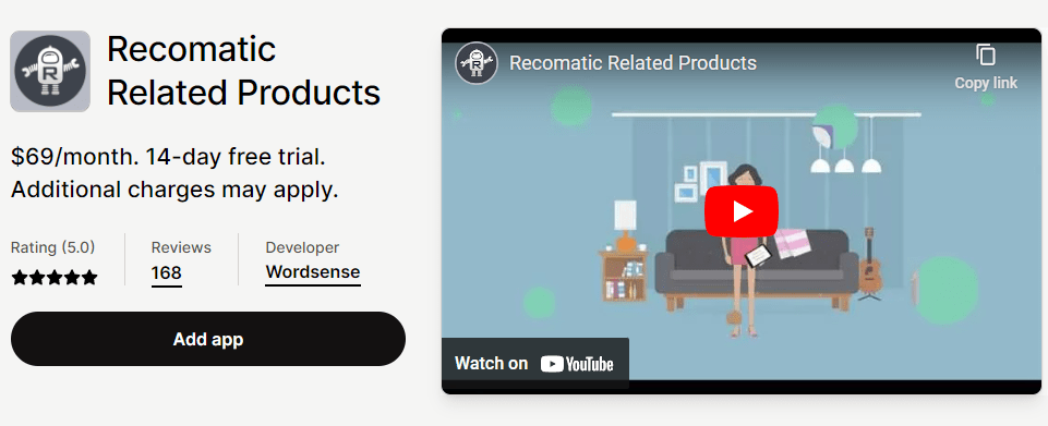 Producto relacionado con Recomatic