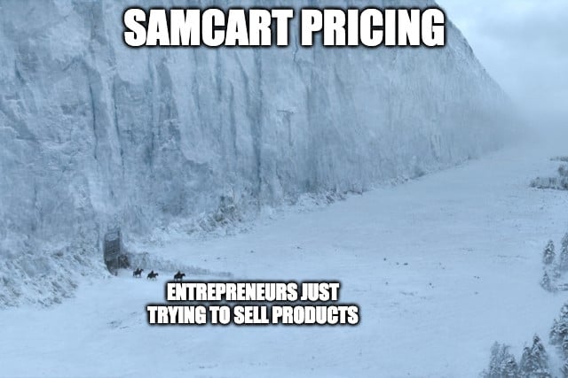 Ejemplo uno de precios de SamCart